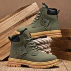 Gavin | Men's Fur-Lined Insulated Snow Boots, Winter Boots | Animated Apparel
