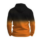 Gavin | Men's Halloween Graphic Hoodie, Textured Autumn Hoodie | Animated Apparel | Gray