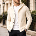 Gavin | Men's Knit Cardigan, Soft Everyday Cardigan | Animated Apparel | Khaki