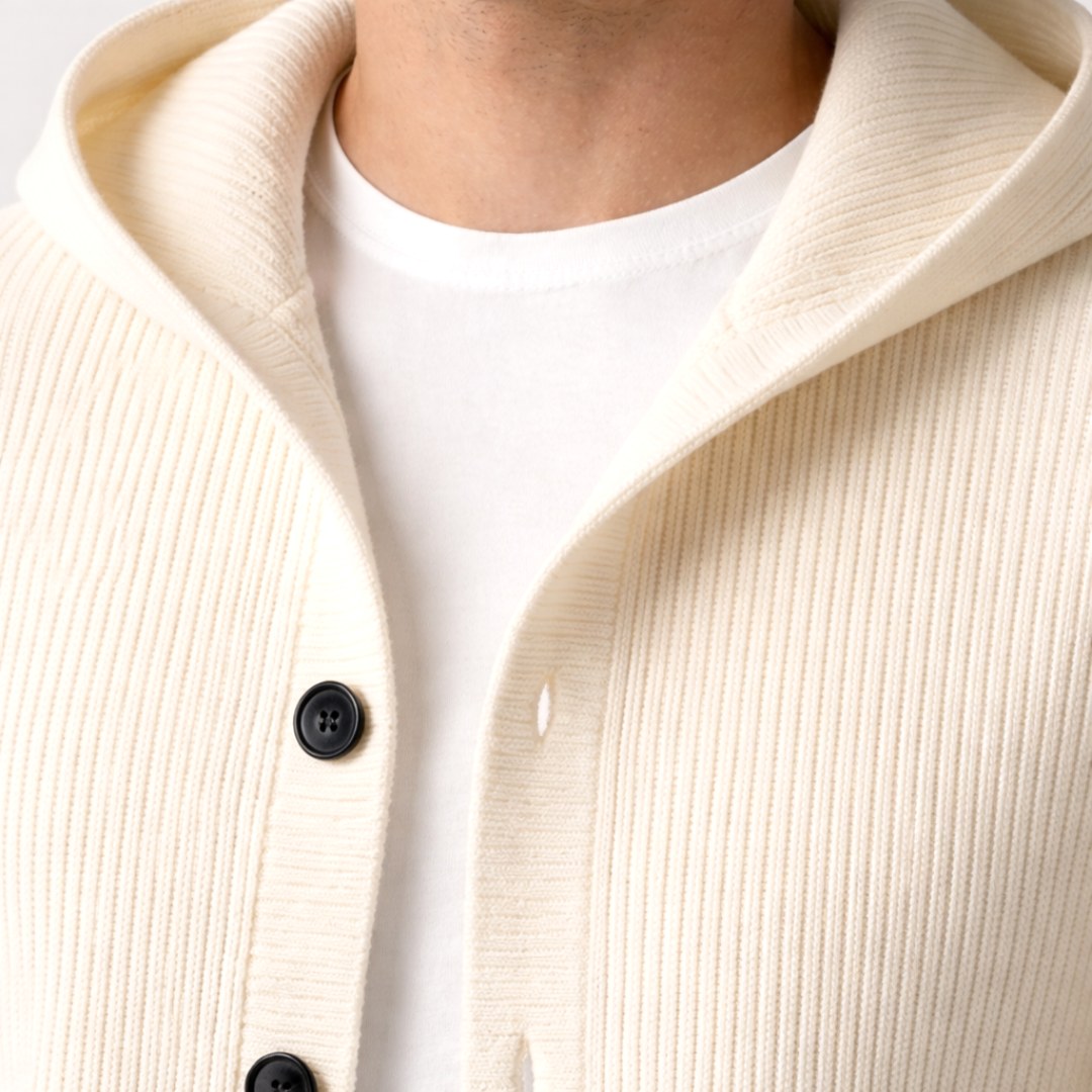 Gavin | Men's Knit Cardigan, Soft Everyday Cardigan | Animated Apparel