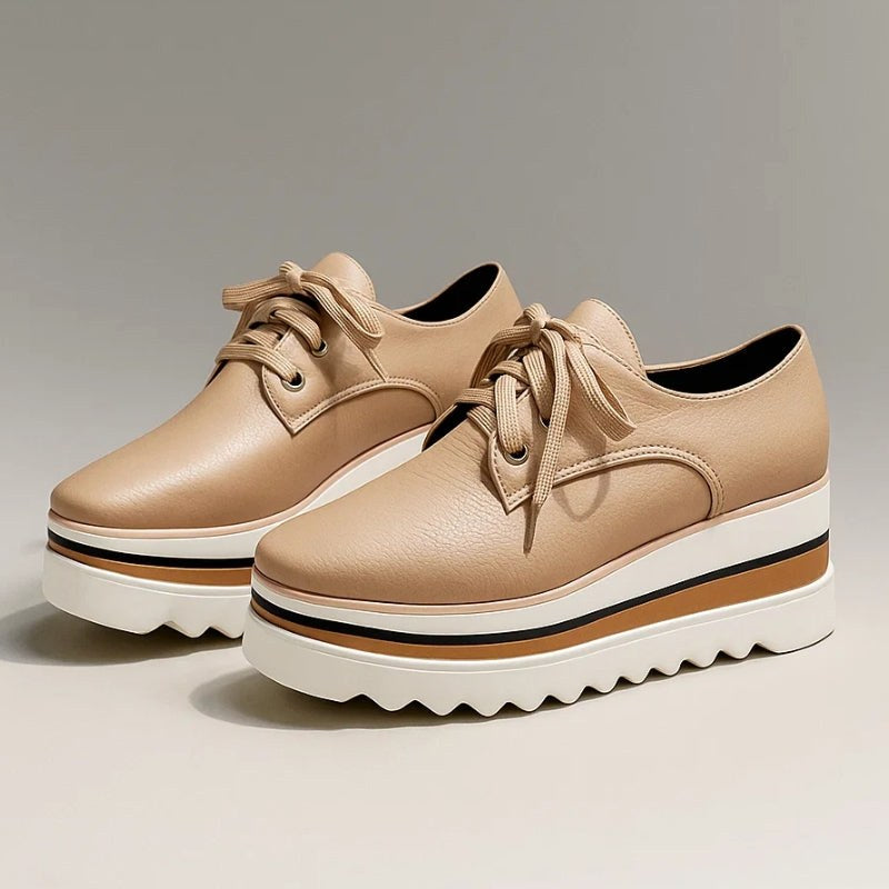 Genevieve | Women's Supportive Comfort Sneakers - Beige