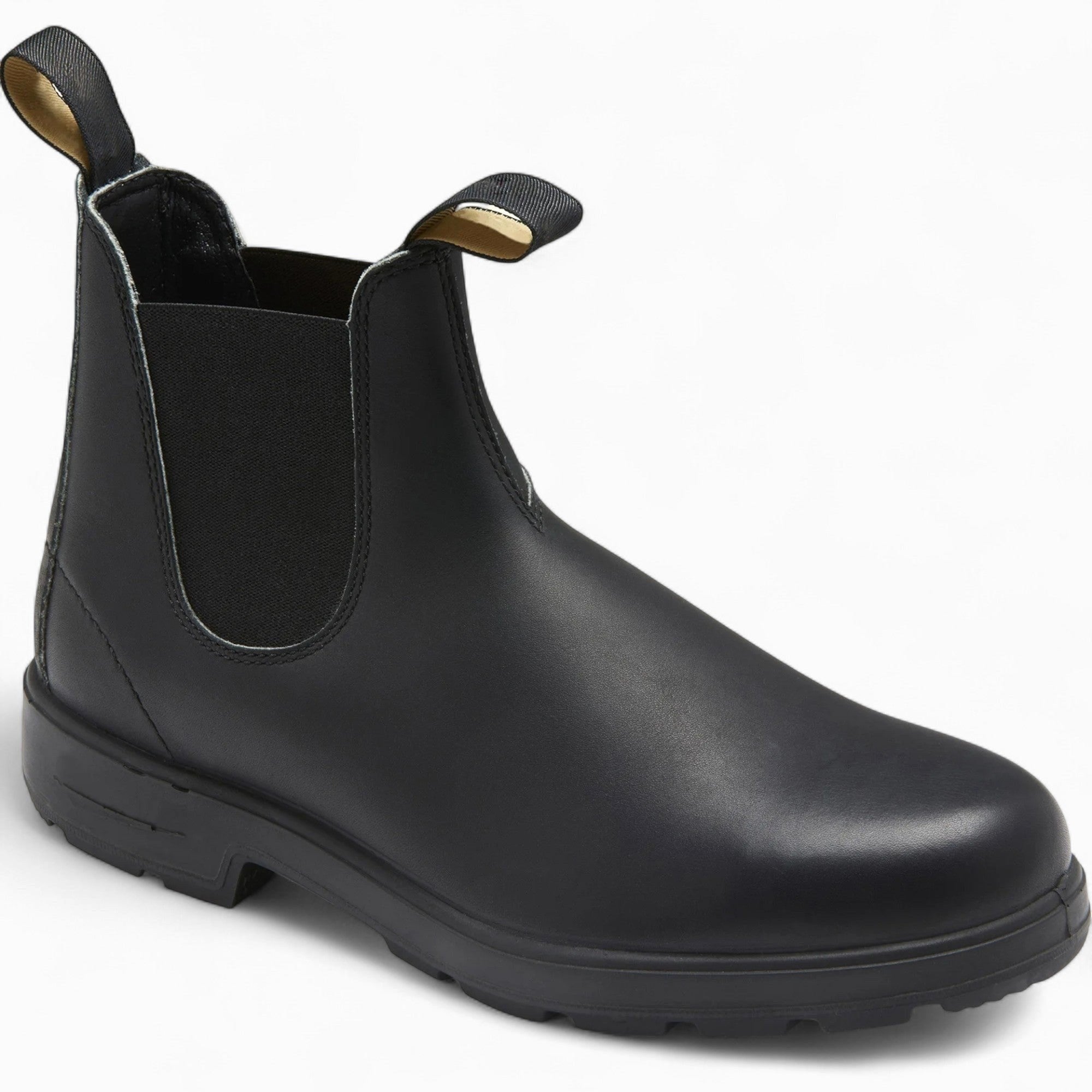 George | Men's Chelsea Leather Slip-On Ankle Boots, Classic Slip-On Boots | Animated Apparel