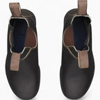 George | Men's Chelsea Leather Slip-On Ankle Boots, Classic Slip-On Boots | Animated Apparel