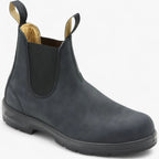 George | Men's Chelsea Leather Slip-On Ankle Boots, Classic Slip-On Boots | Animated Apparel