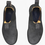 George | Men's Chelsea Leather Slip-On Ankle Boots, Classic Slip-On Boots | Animated Apparel