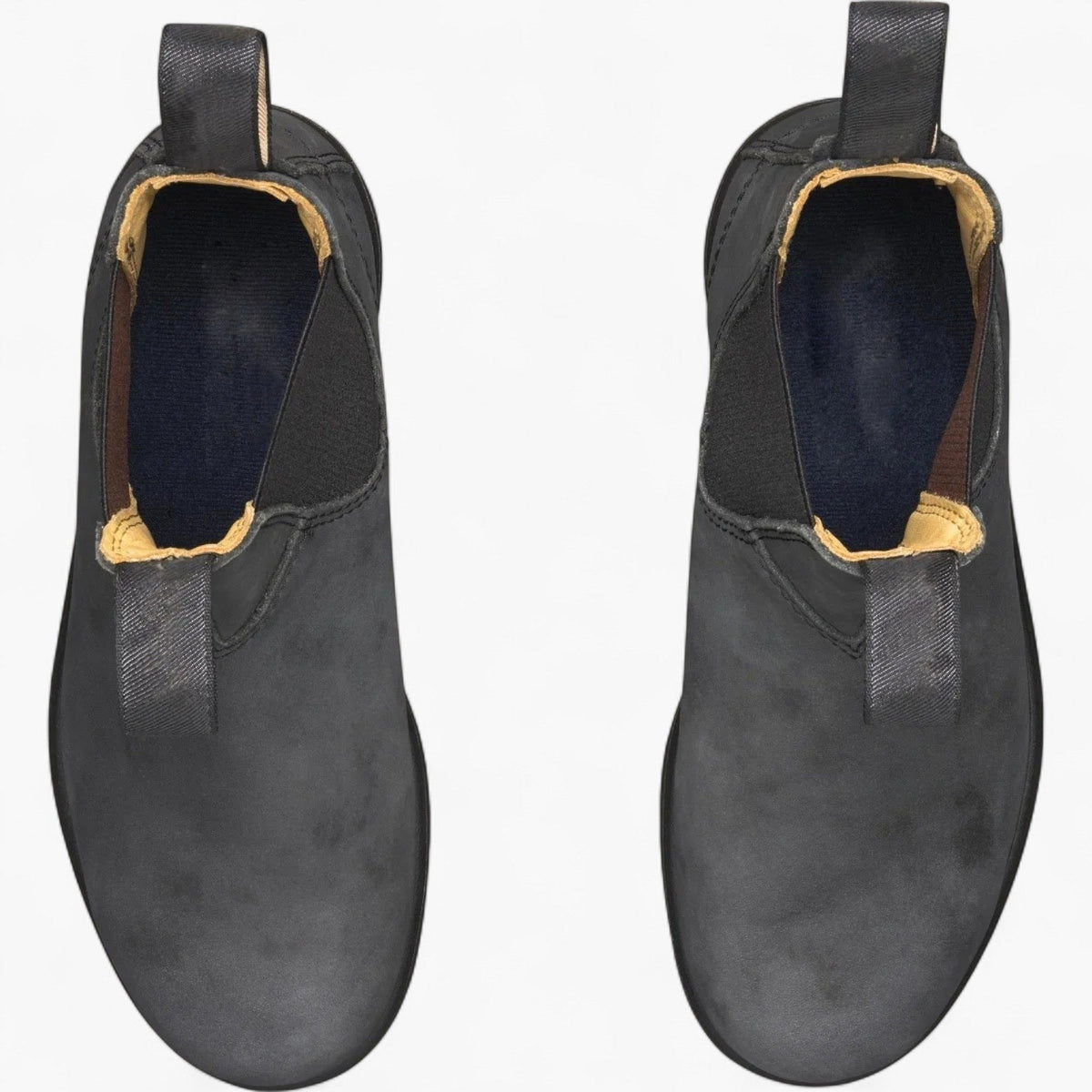 George | Men's Chelsea Leather Slip-On Ankle Boots, Classic Slip-On Boots | Animated Apparel