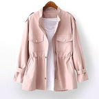 Gillian | Women's Durable Rain Coat, Practical Autumn Coat | Animated Apparel | Pink