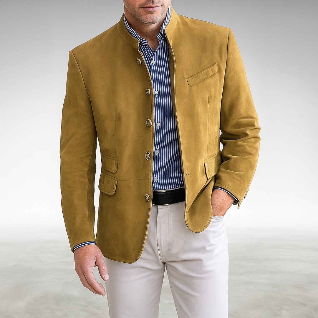 Nolan | Men's Button-Front Cardigan, Relaxed Fit Knit Cardigan | Animated Apparel