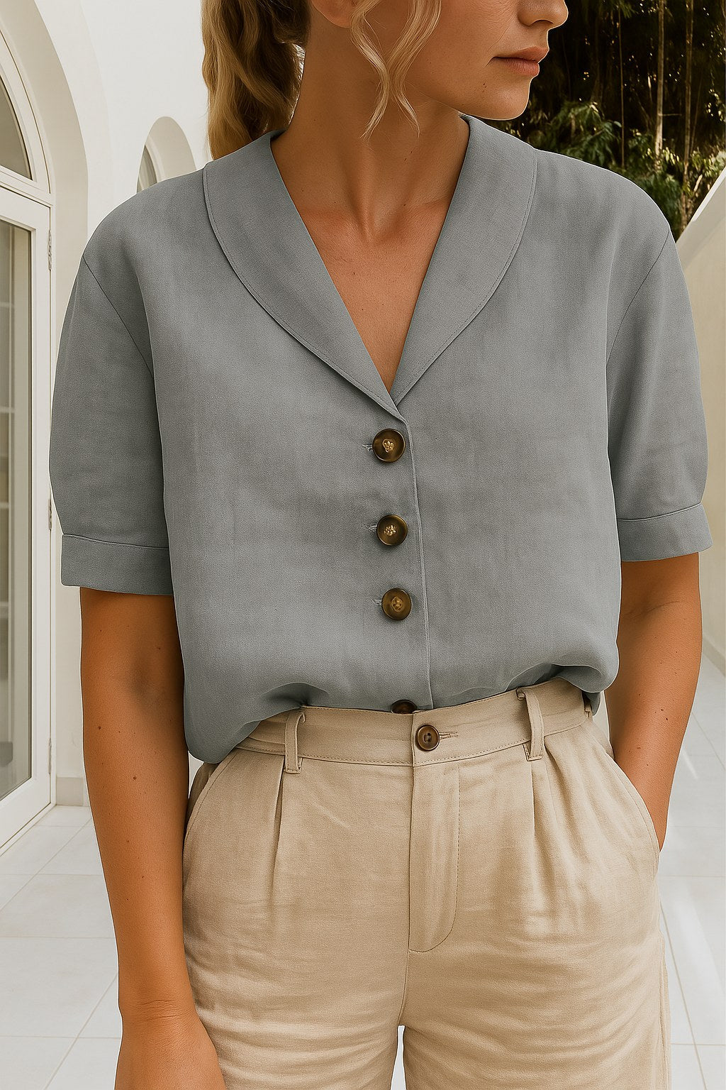 Grace | Women's Casual Short Sleeve Tee - image 3