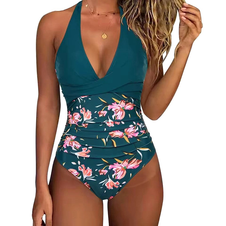 Grace | Women's High-Waist Bikini Set with Push-Up Support - Stijl F