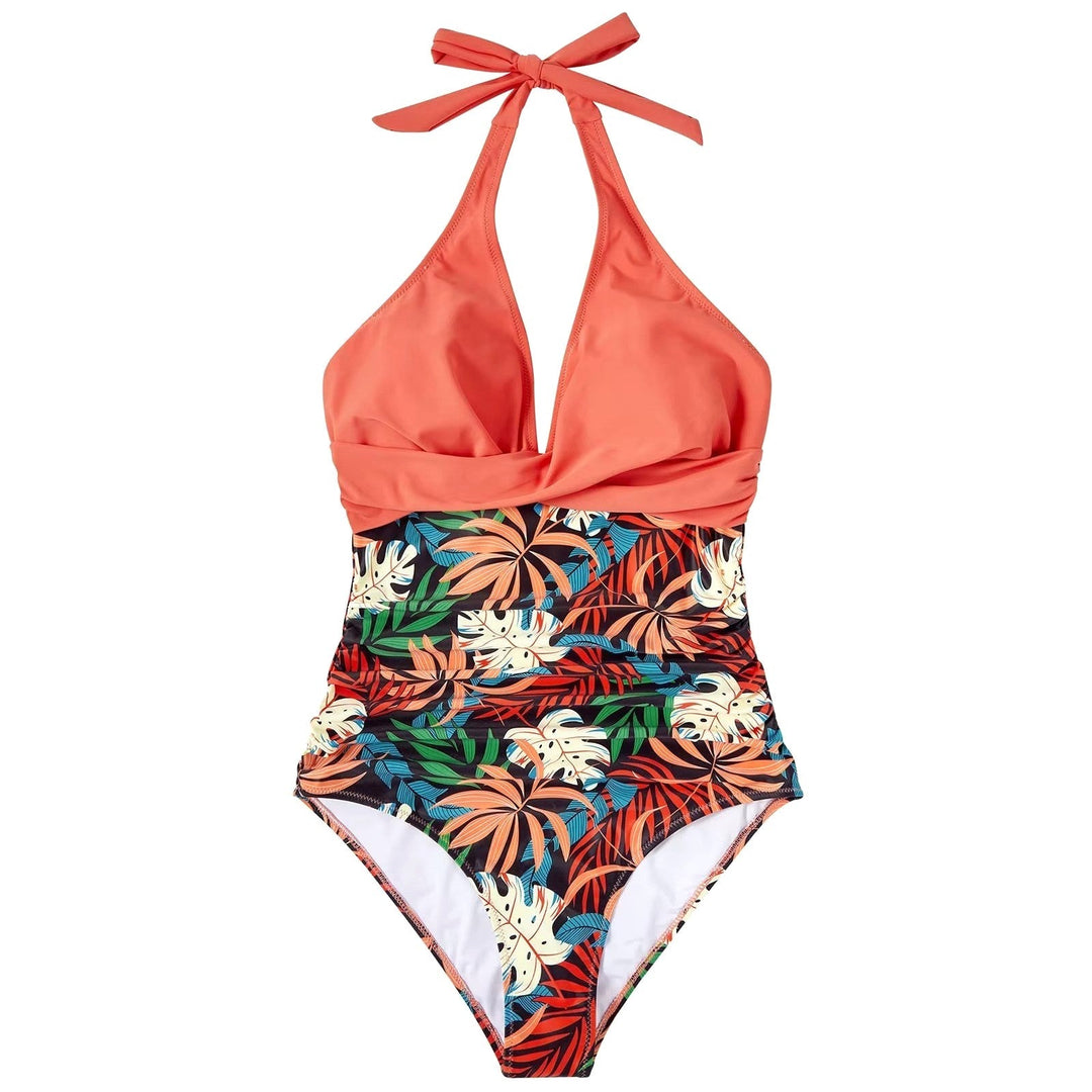 Grace | Women's High-Waist Bikini Set with Push-Up Support - Luipaard
