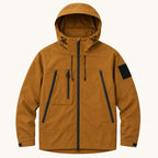 Graham | Men's Lightweight Waterproof Hooded Rain Jacket, Windproof Autumn Jacket | Animated Apparel