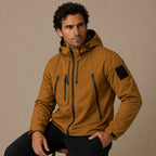 Graham | Men's Lightweight Waterproof Hooded Rain Jacket, Windproof Autumn Jacket | Animated Apparel