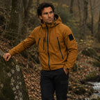 Graham | Men's Lightweight Waterproof Hooded Rain Jacket, Windproof Autumn Jacket | Animated Apparel