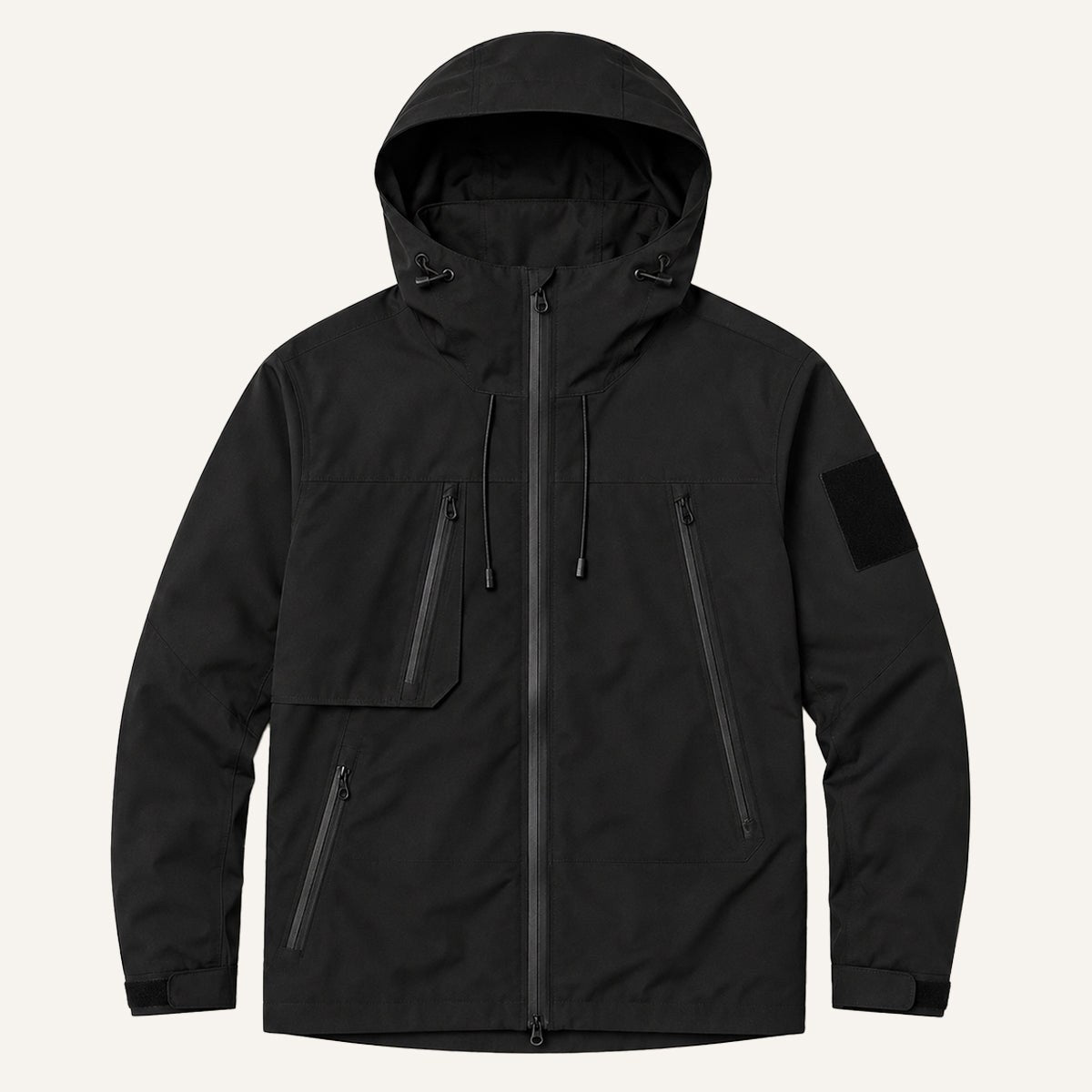 Graham | Men's Lightweight Waterproof Hooded Rain Jacket, Windproof Autumn Jacket | Animated Apparel