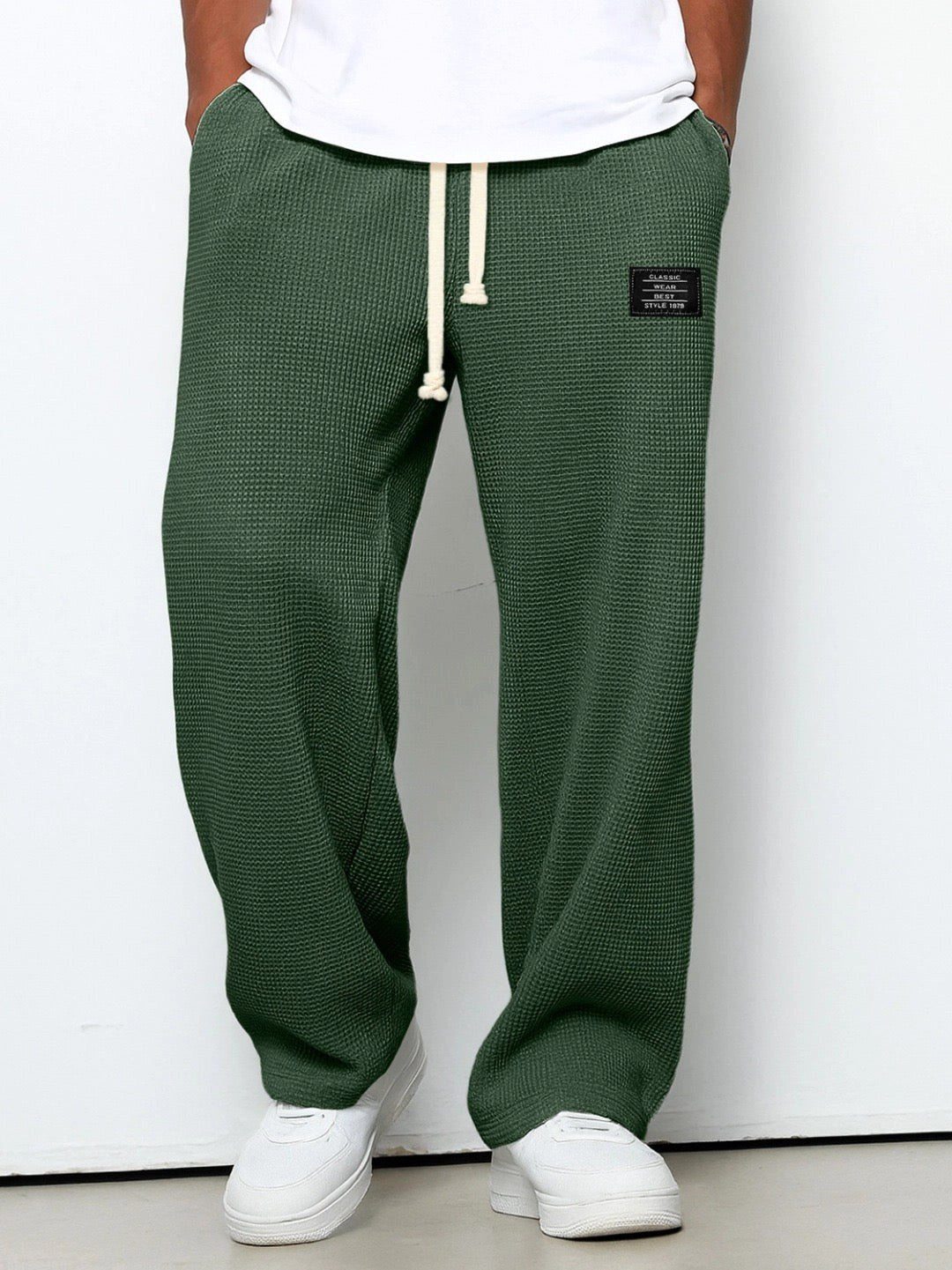 Graham | Women's Relaxed Lace Trousers, Straight-Leg Everyday Trousers | Animated Apparel