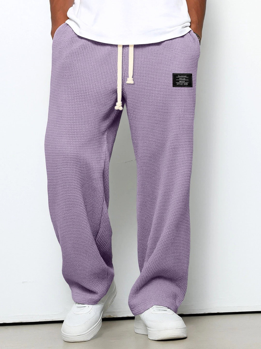 Graham | Women's Relaxed Lace Trousers, Straight-Leg Everyday Trousers | Animated Apparel