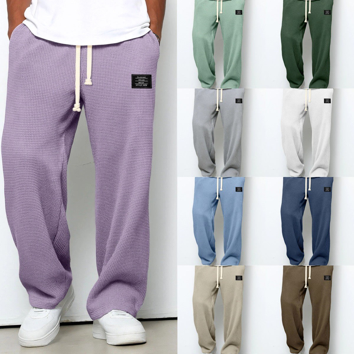 Graham | Women's Relaxed Lace Trousers, Straight-Leg Everyday Trousers | Animated Apparel