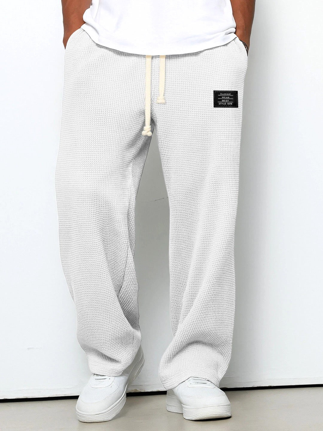 Graham | Women's Relaxed Lace Trousers, Straight-Leg Everyday Trousers | Animated Apparel
