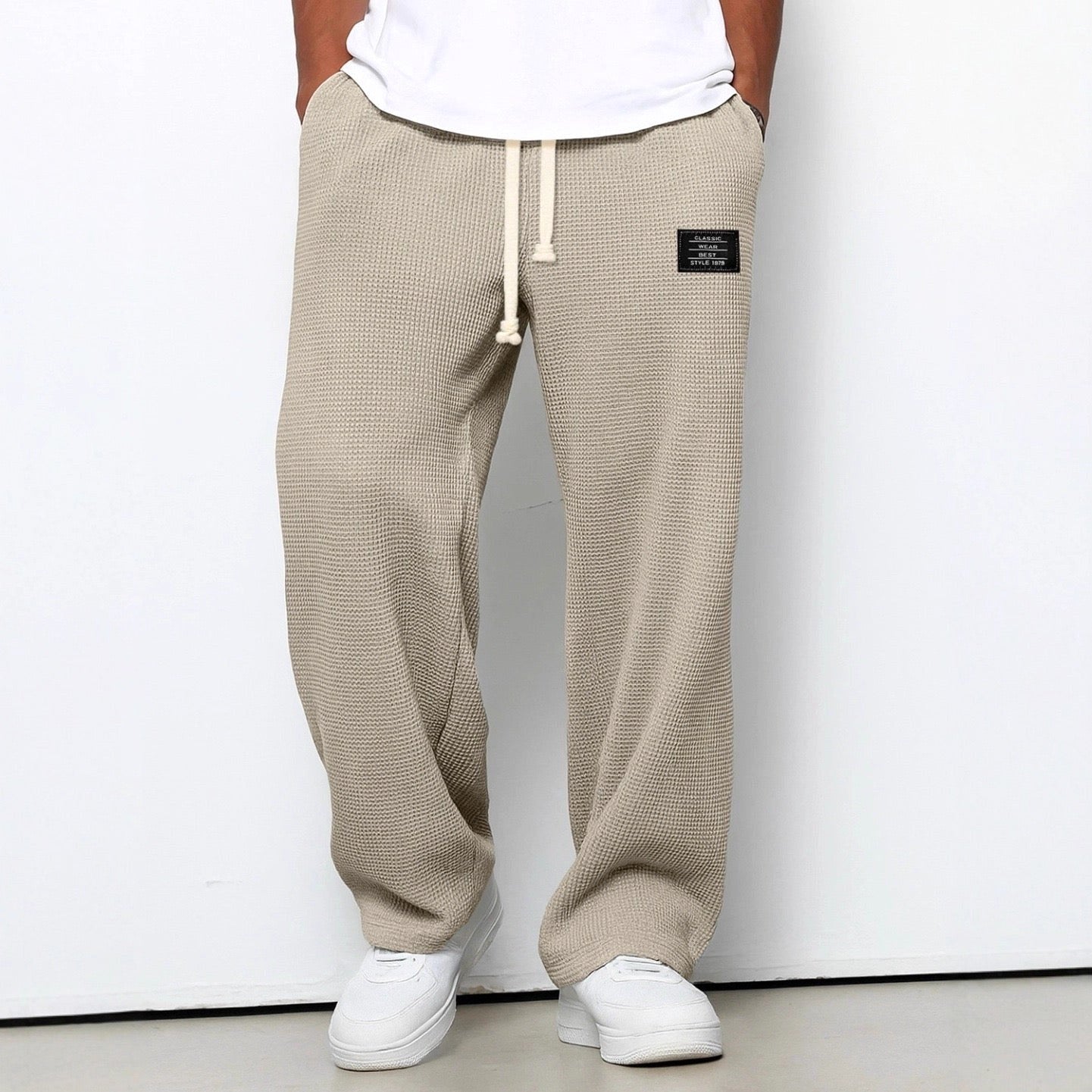 Graham | Women's Relaxed Lace Trousers, Straight-Leg Everyday Trousers | Animated Apparel