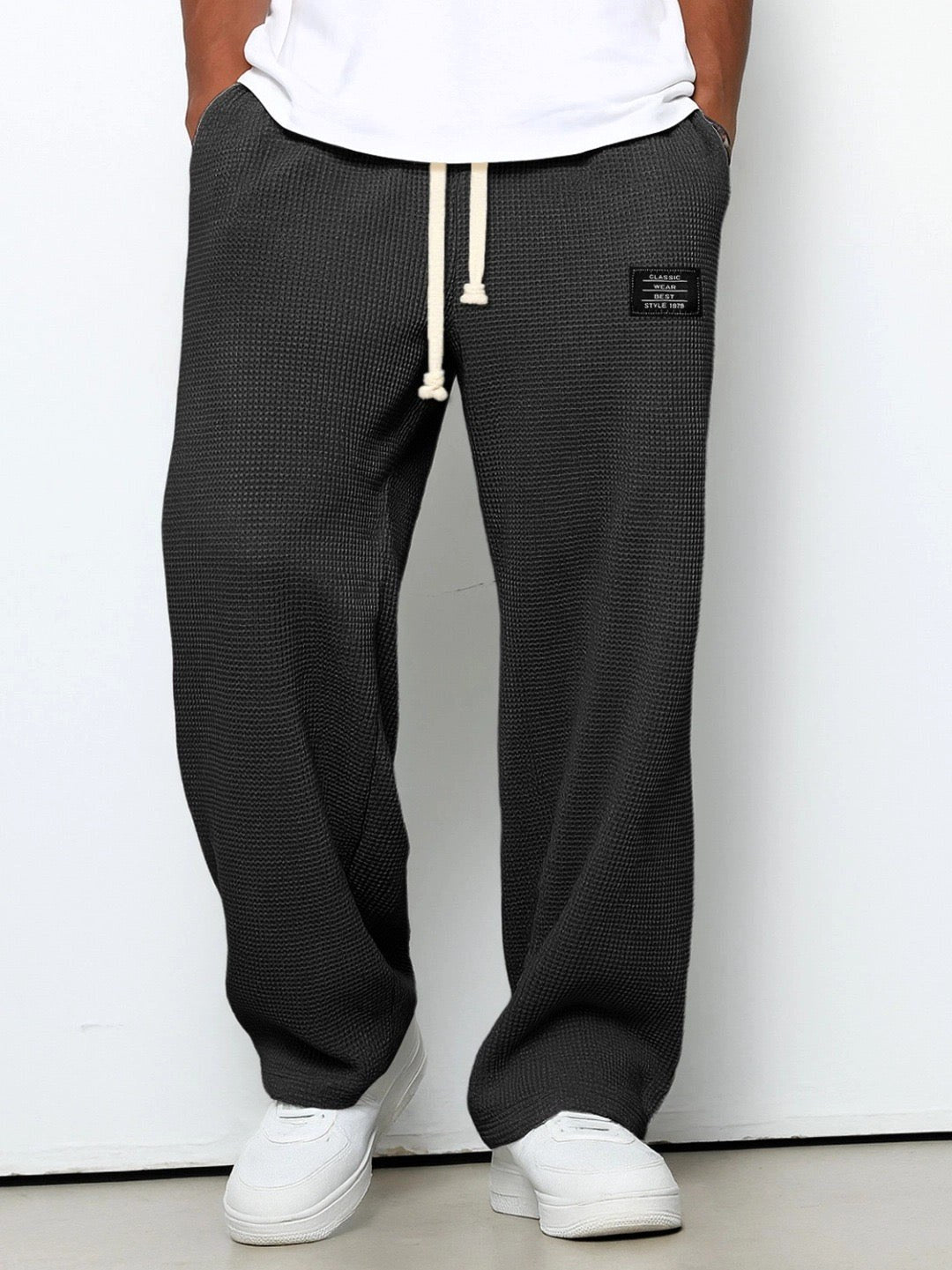 Graham | Women's Relaxed Lace Trousers, Straight-Leg Everyday Trousers | Animated Apparel