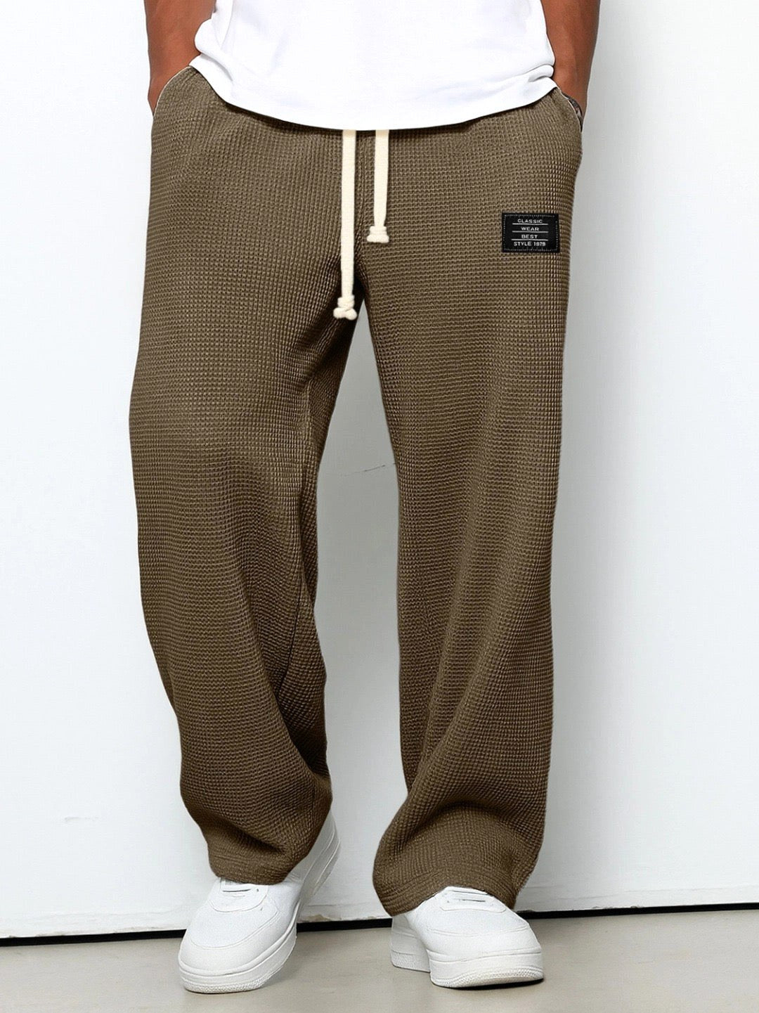 Graham | Women's Relaxed Lace Trousers, Straight-Leg Everyday Trousers | Animated Apparel