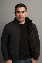 Grant | Men's Waterproof Jacket with Thermal Fleece Lining, Smart Autumn Coat | Animated Apparel