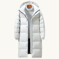 Griffin | Men's Hooded Longline Puffer Coat, Windproof Autumn Coat | Animated Apparel