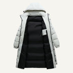 Griffin | Men's Hooded Longline Puffer Coat, Windproof Autumn Coat | Animated Apparel