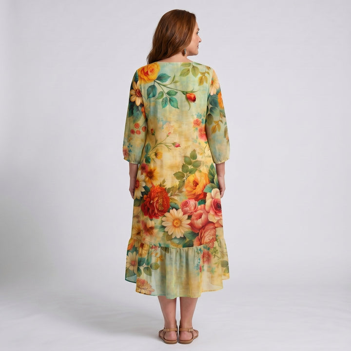Hadley | Women's Boho Floral Midi Dress - image 4