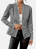 Hadley | Women's Elegant Tailored Blazer - Pink