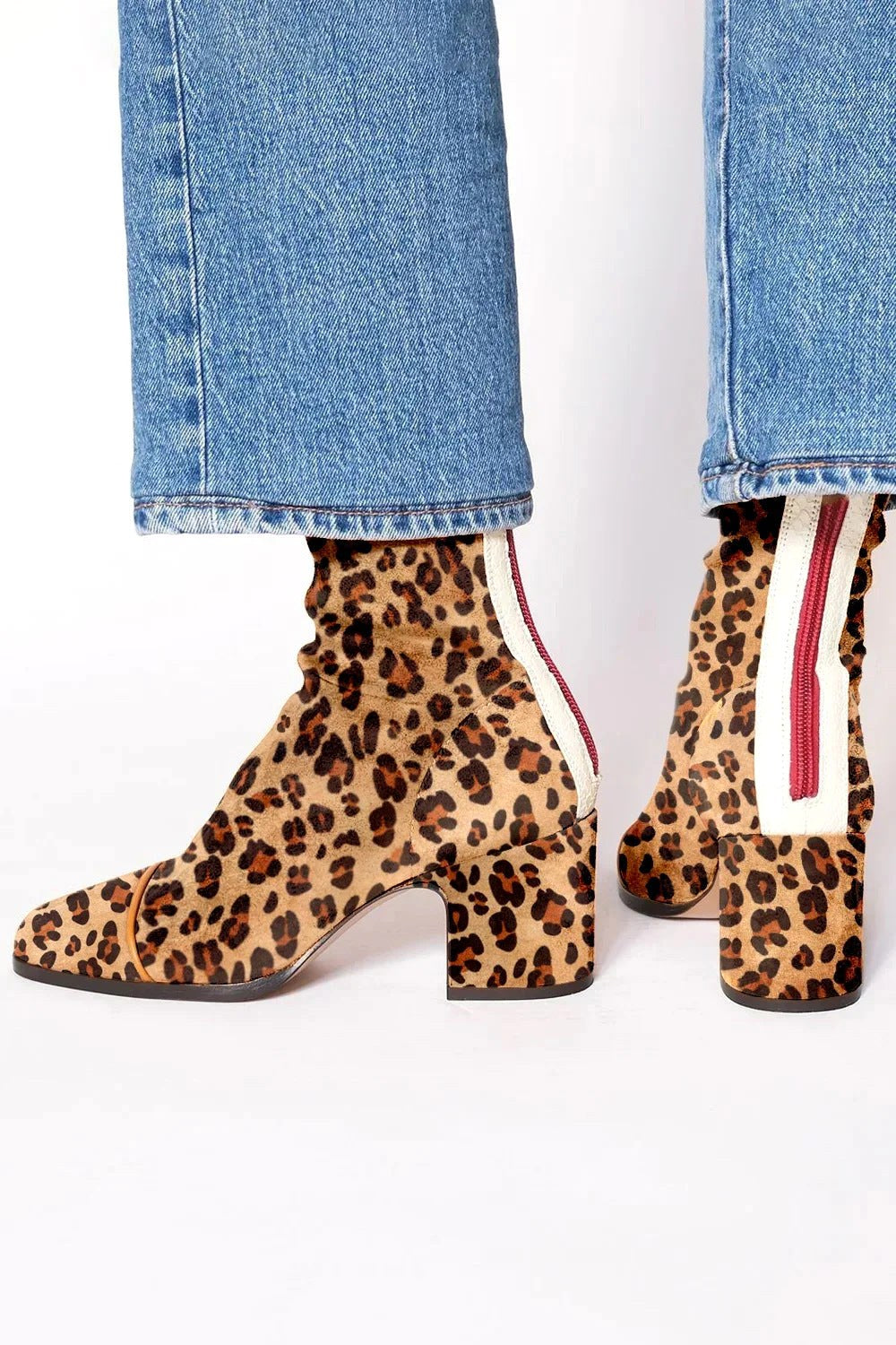 Hailey | Women's Square Toe Heeled Boots - image 10