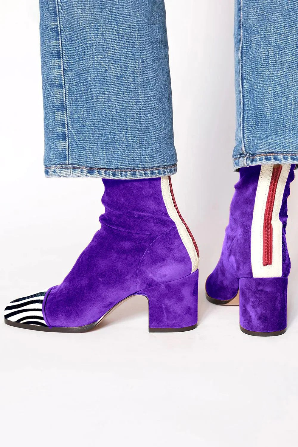 Hailey | Women's Square Toe Heeled Boots - image 7
