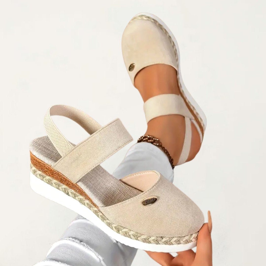 Hallie | Women's Orthopedic Sandals - Beige