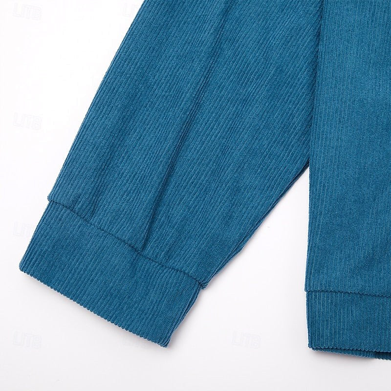 Ezekiel | Men's Ribbed Zip Jacket, Relaxed Fit Casual Jacket | Animated Apparel