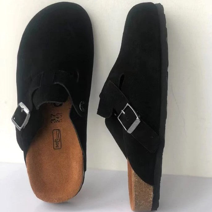 Harper | Women's Backless Clogs with Adjustable Buckle Strap - image 1