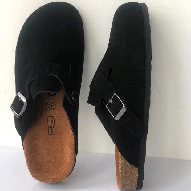 Harper | Women's Backless Clogs with Adjustable Buckle Strap - image 1