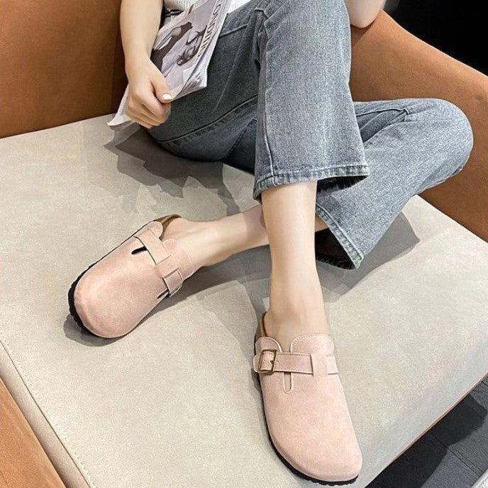 Harper | Women's Backless Clogs with Adjustable Buckle Strap - image 11