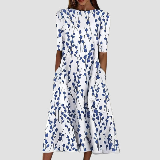 Harper | Women's Coastal Floral Midi Dress - image 1