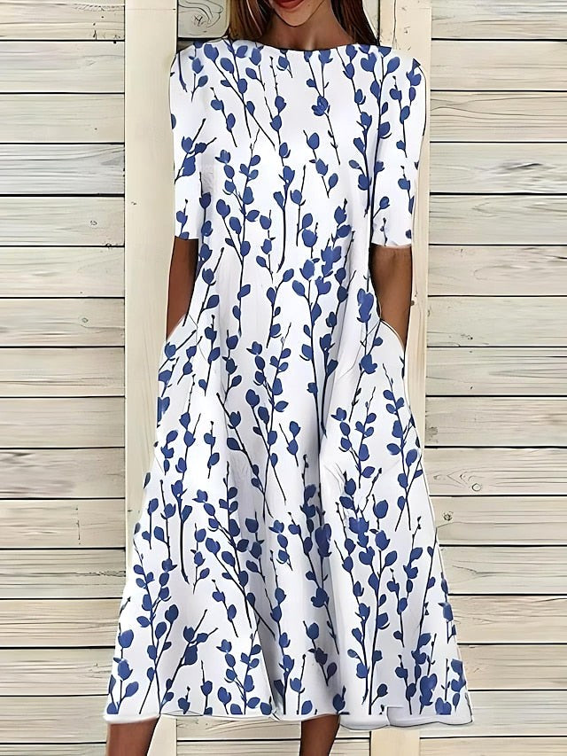 Harper | Women's Coastal Floral Midi Dress - image 2