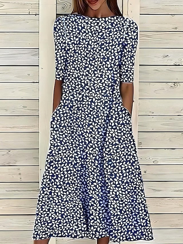 Harper | Women's Coastal Floral Midi Dress - image 4