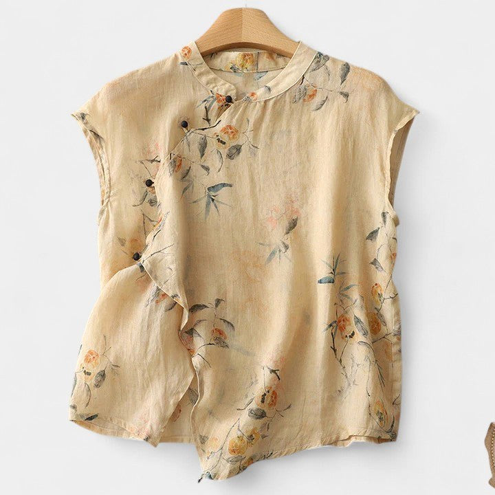 Harper | Women's Elegant Lightweight Top - Brown