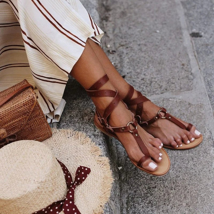 Harper | Women's Gladiator Sandals with Adjustable Buckle Straps - image 9