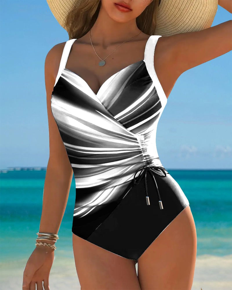 Harper | Women's One-Piece Swimsuit with Lace-Up Details - image 11