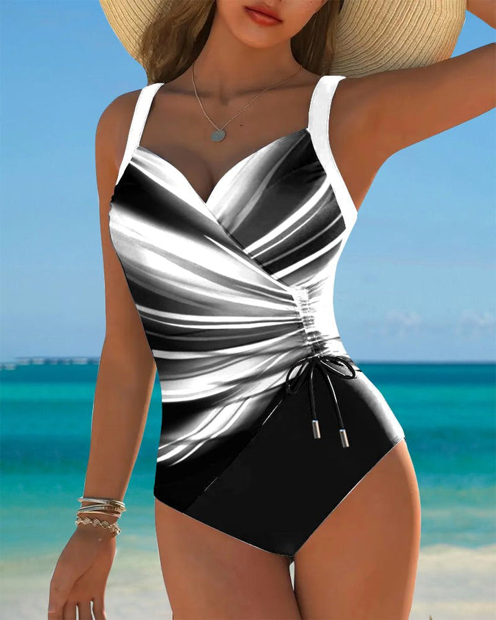 Harper | Women's One-Piece Swimsuit with Lace-Up Details - image 11