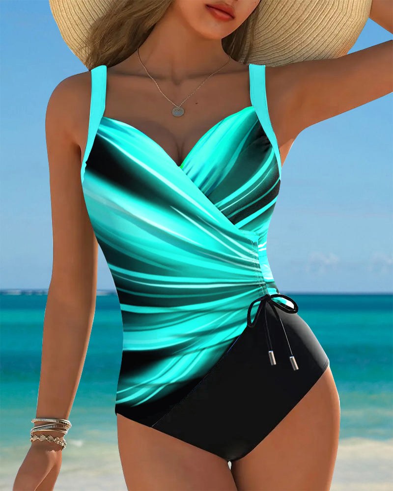 Harper | Women's One-Piece Swimsuit with Lace-Up Details - image 13