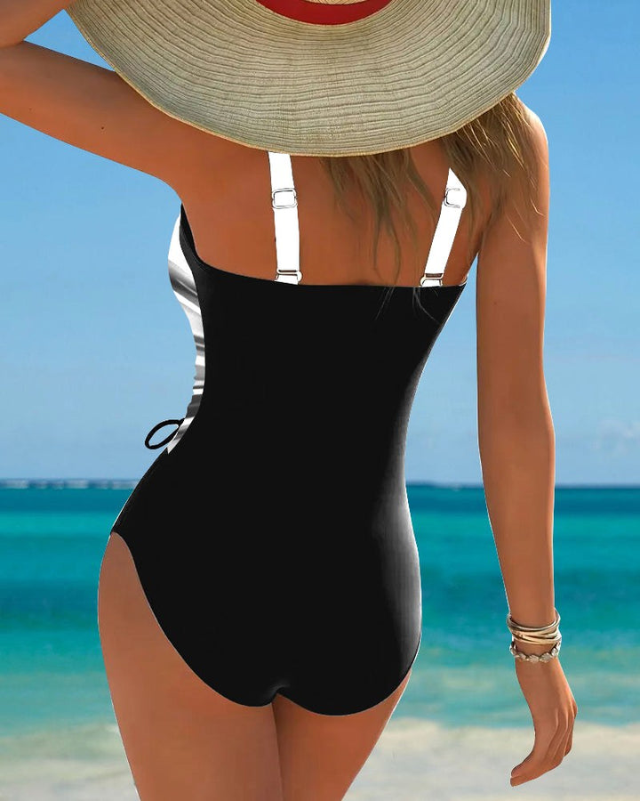 Harper | Women's One-Piece Swimsuit with Lace-Up Details - image 8