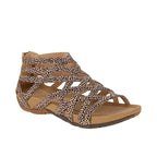 Harper | Women's Orthopedic Adjustable Sandals - Brown