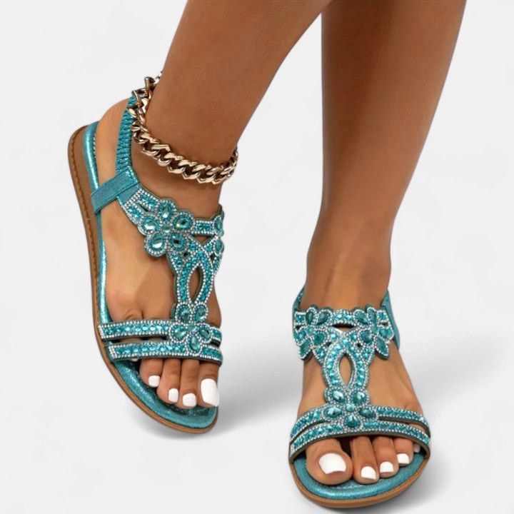 Harper | Women's Orthopedic Sandals - Light Blue