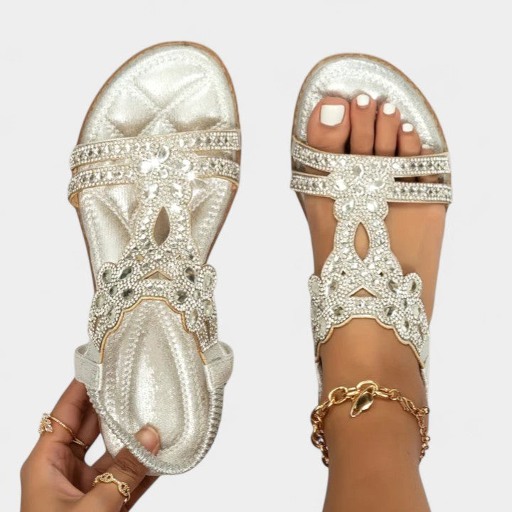 Harper | Women's Orthopedic Sandals - Silver
